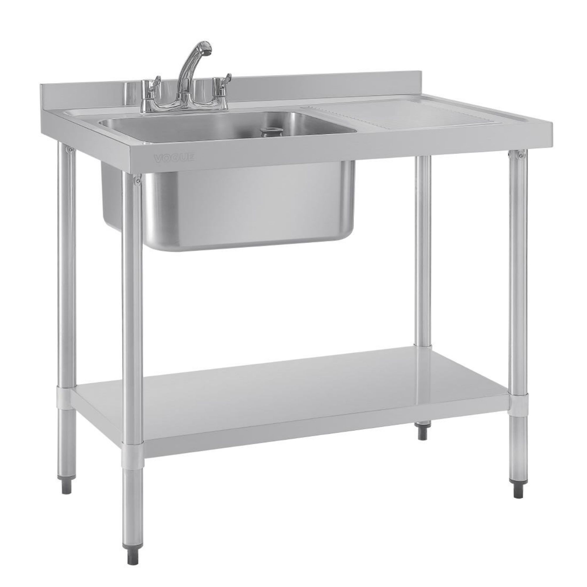Picture of Vogue Single Sink Right Hand Drainer 1000mm - DY820