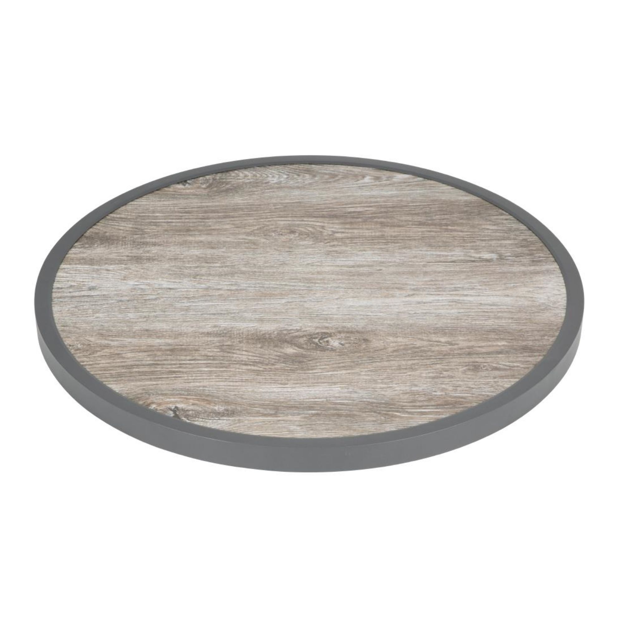 Picture of Bolero Fibre Glass Round Table Top Wood Effect 580mm - DL486