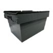Picture of Vogue Plastic Transport Storage Crate with Attached Lid 600x400x320mm - DX995