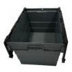 Picture of Vogue Plastic Transport Storage Crate with Attached Lid 600x400x320mm - DX995