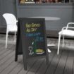 Picture of Olympia Pavement Board Black Wooden Frame 500x850mm - CU992