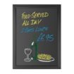 Picture of Olympia Wallboard Black Wooden Frame 600x800mm - CU991