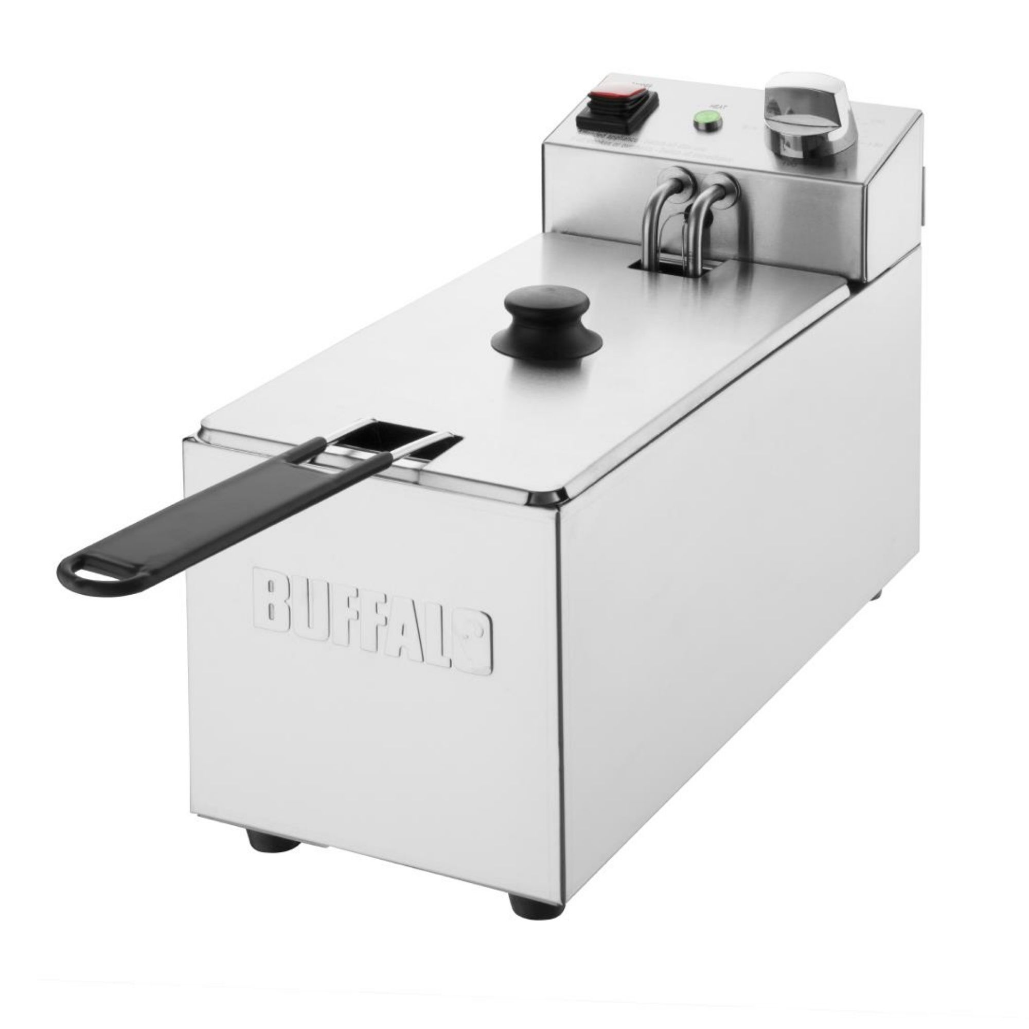 Picture of Buffalo Single Tank Single Basket 3Ltr Countertop Fryer 2kW - CU614