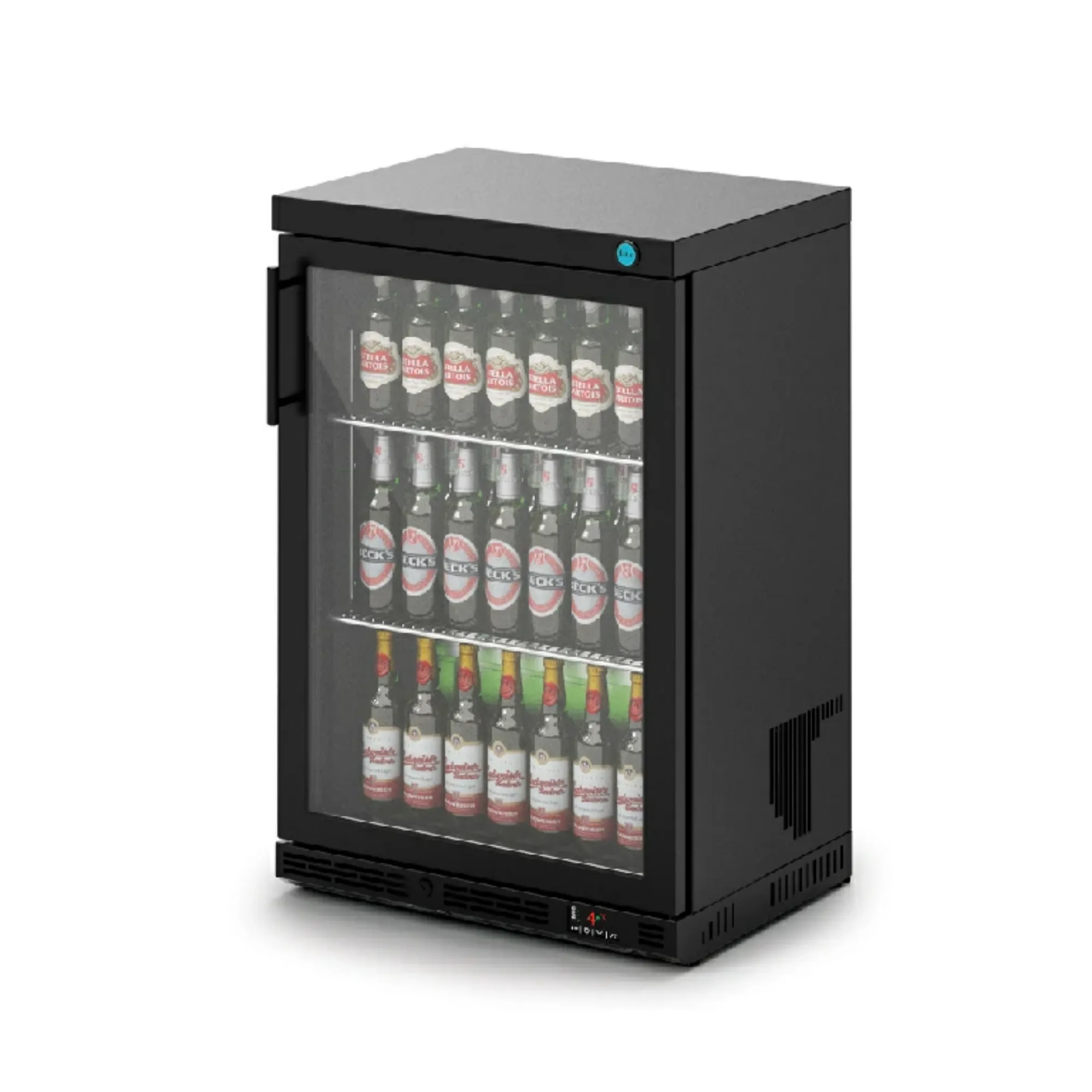 Picture of IMC Ventus V60 Glass Door Bottle Cooler Black Painted - F76/153/B