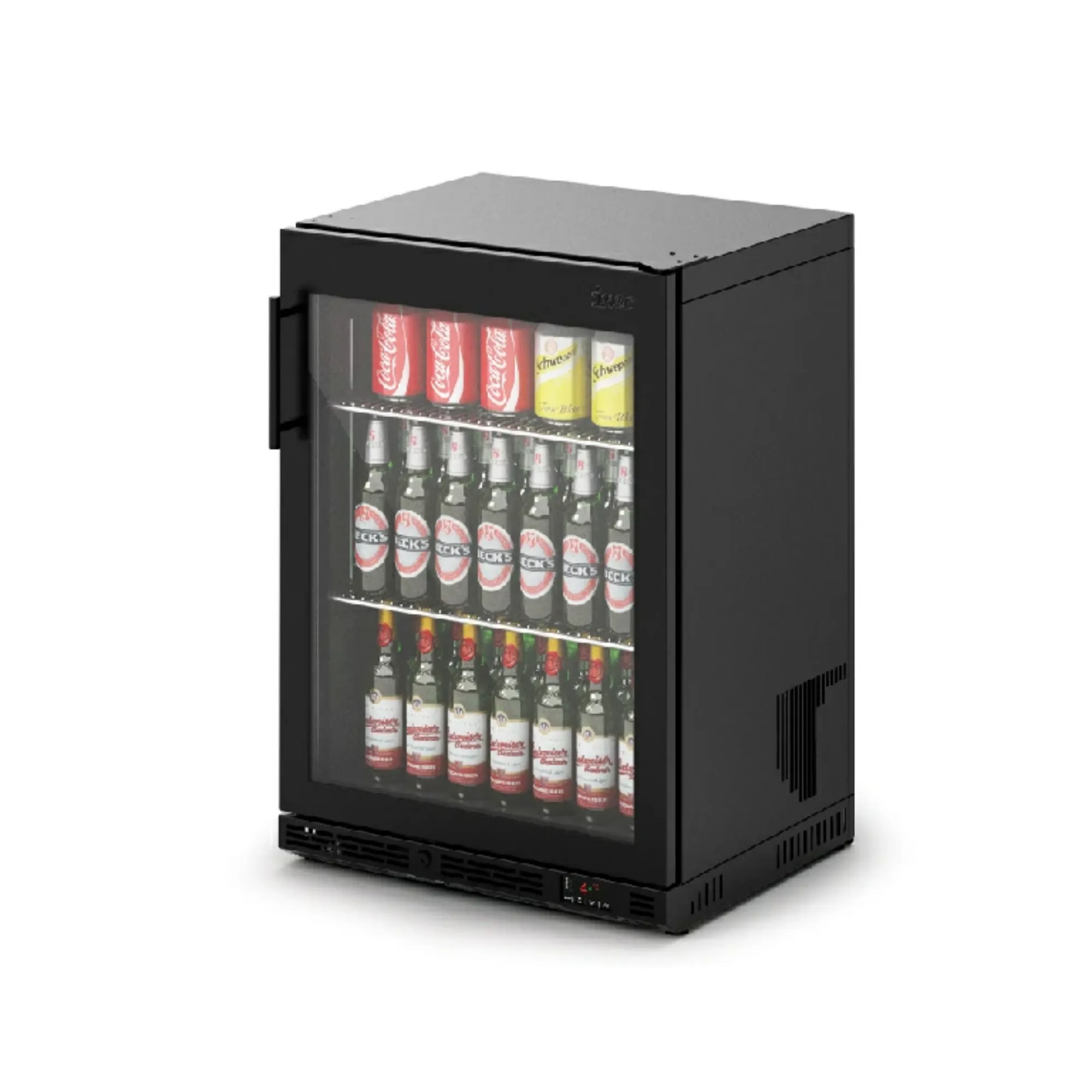Picture of IMC Ventus V60 Single Glass Door Bottle Cooler Black - F76/171/B