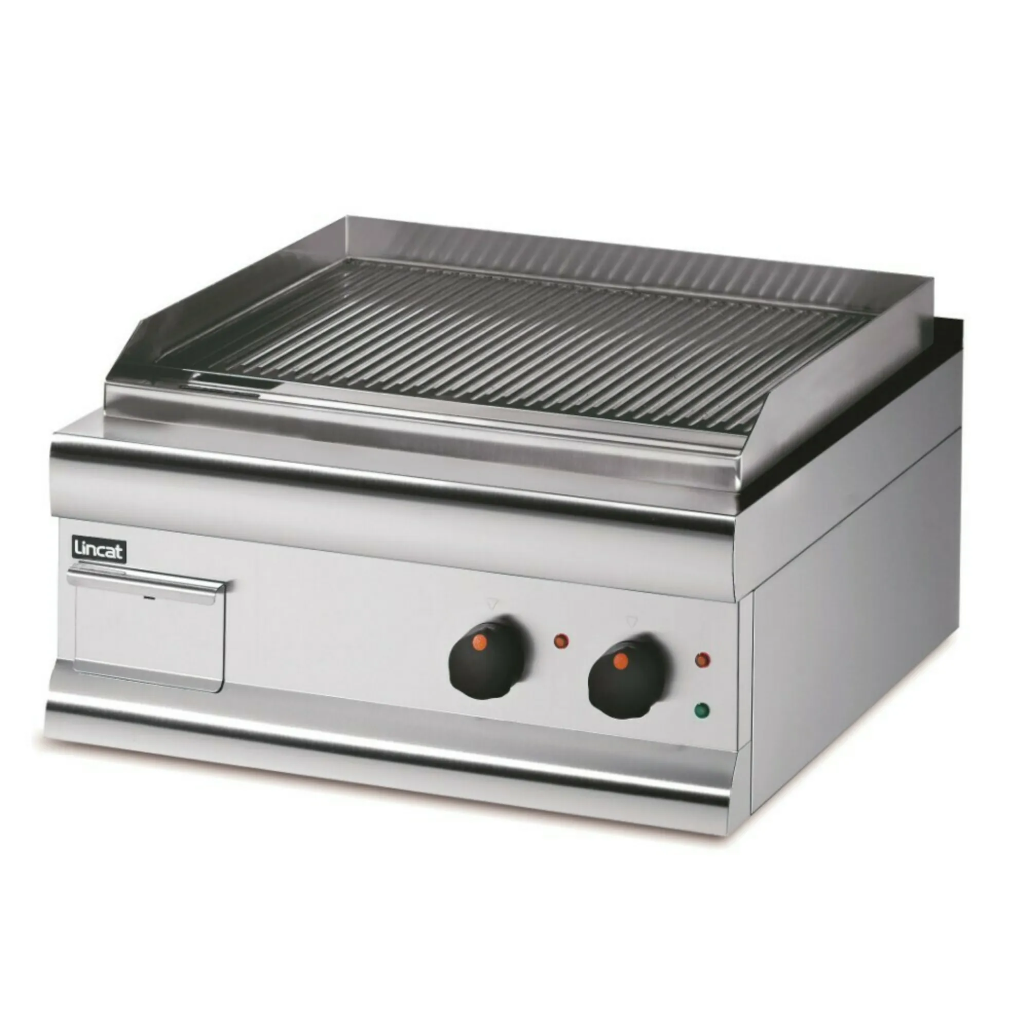 Picture of Lincat Silverlink 600 Electric Counter-top Griddle - Twin Zone - Fully-Ribbed Plate - W 600 mm - 4.0 kW - GS6/TFR