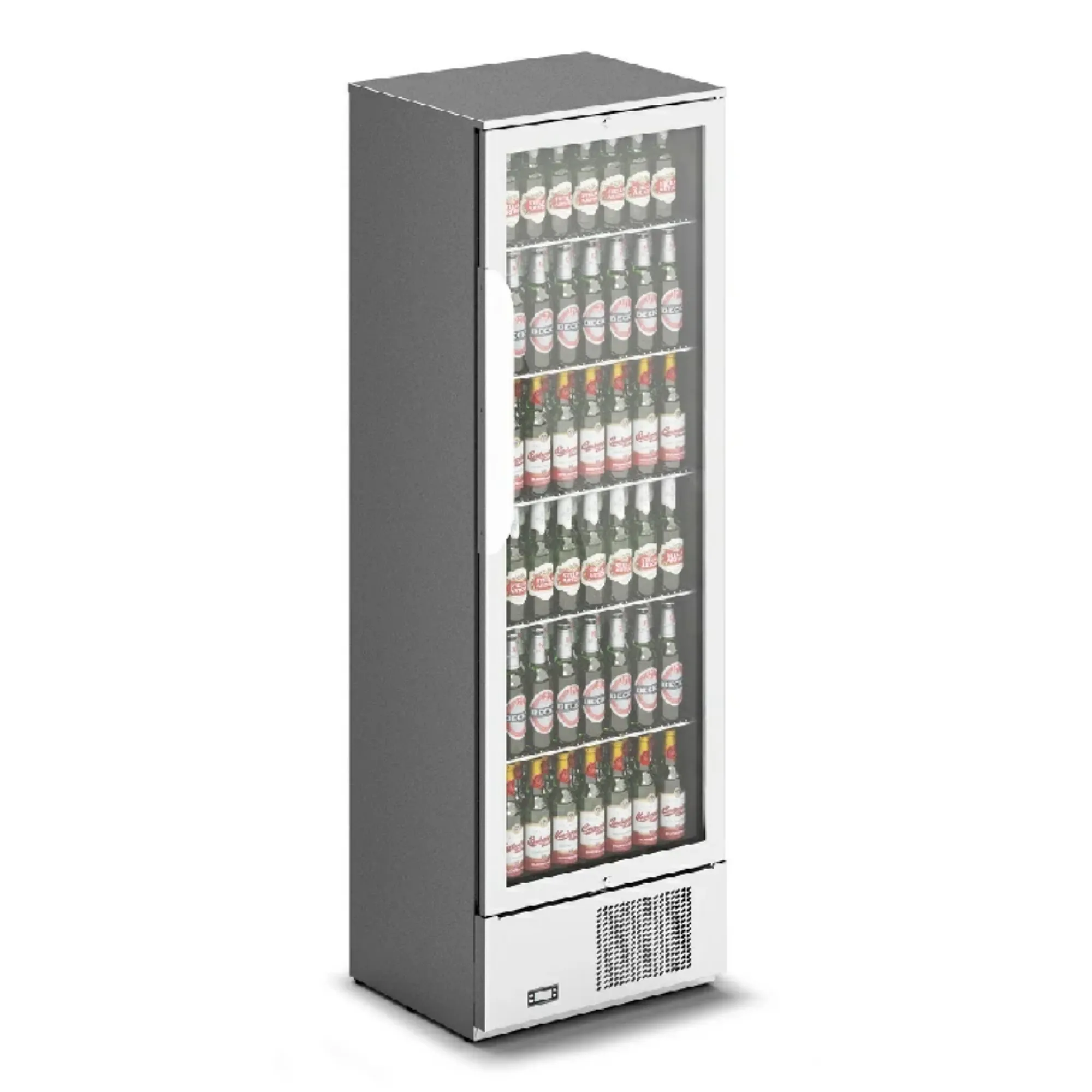 Picture of IMC Mistral TC60 Bottle Cooler [Front Load] - Glass Door - Stainless Steel Frame - H 1850 mm - W 600 mm - F77/510