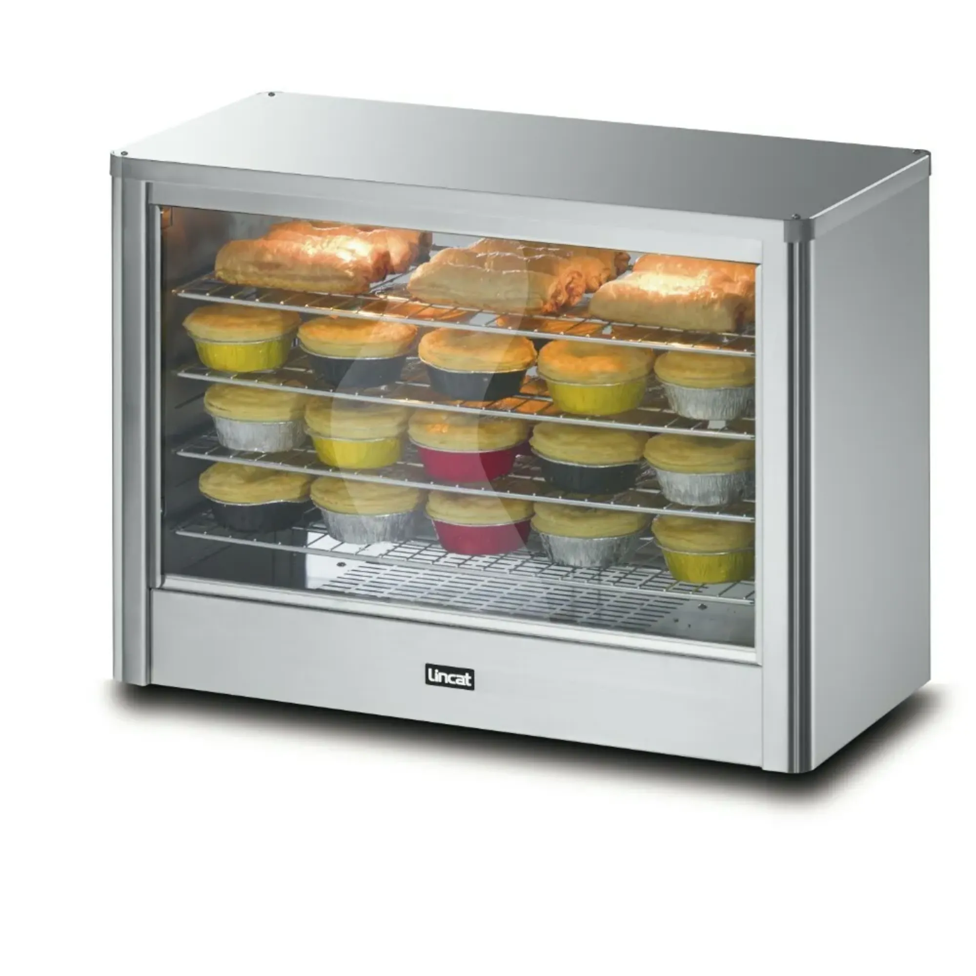 Picture of LPW/LR - Lincat Seal Counter-top Pie Cabinet with Illumination and Humidity Feature - LPW/LR