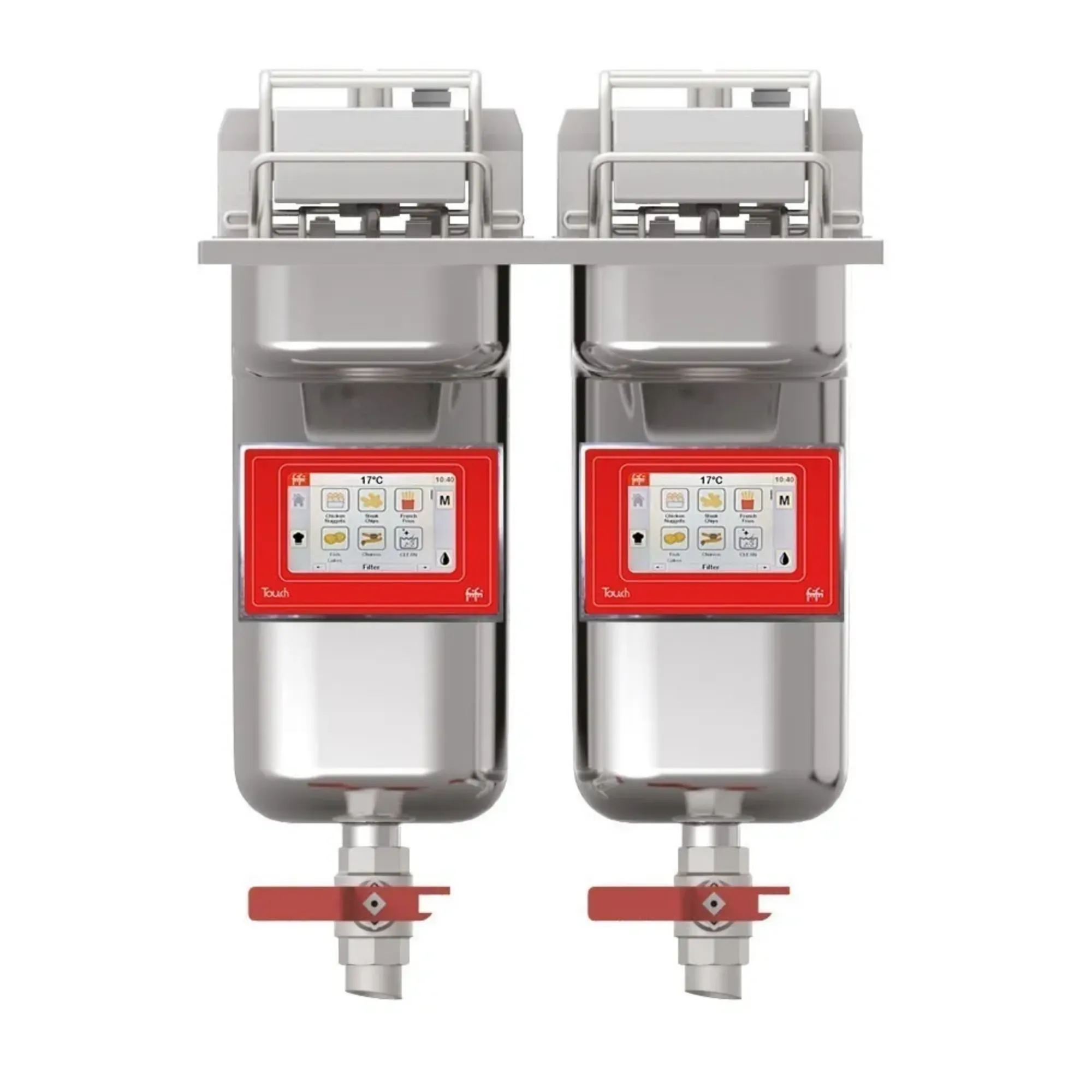 Picture of TD422M12G0 - FriFri Touch 422 Electric Drop-in Twin Tank Fryer - TD422M12G0