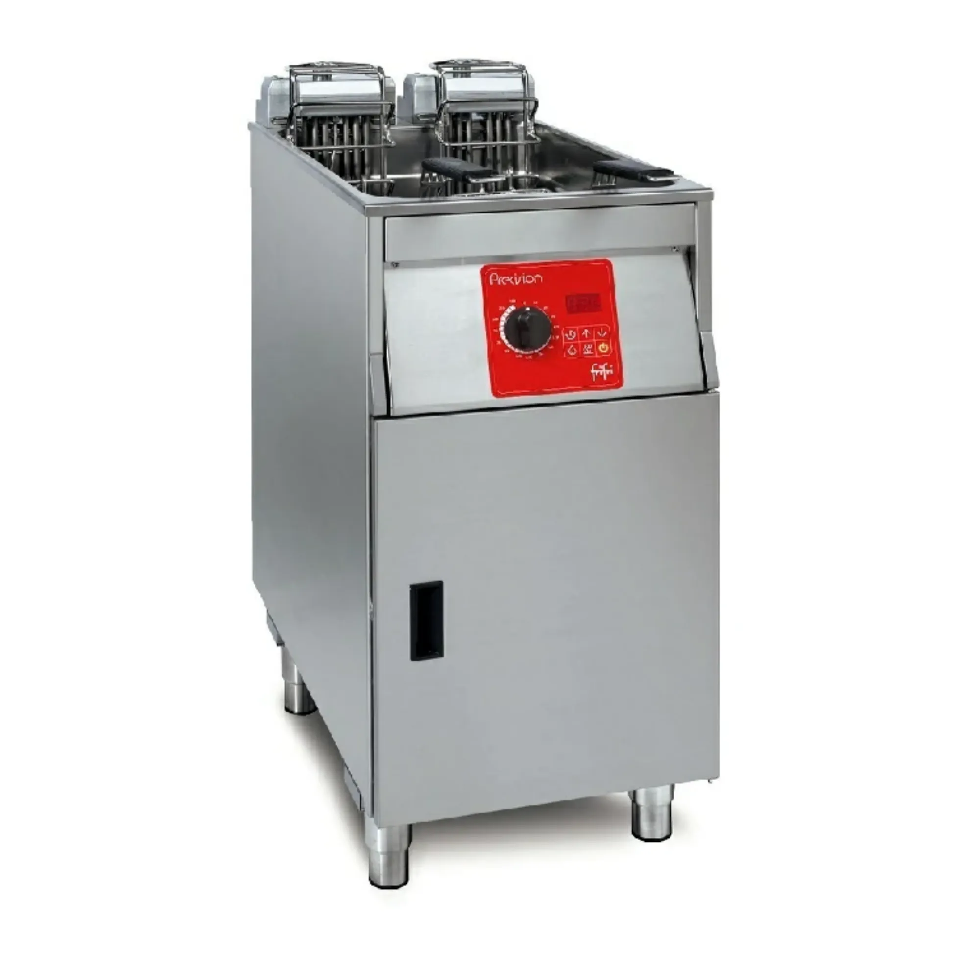 Picture of FriFri Precision 412 Electric Free-standing Single Tank Fryer - 2 Baskets - W 400 mm - 22.0 kW - PL412H31G0