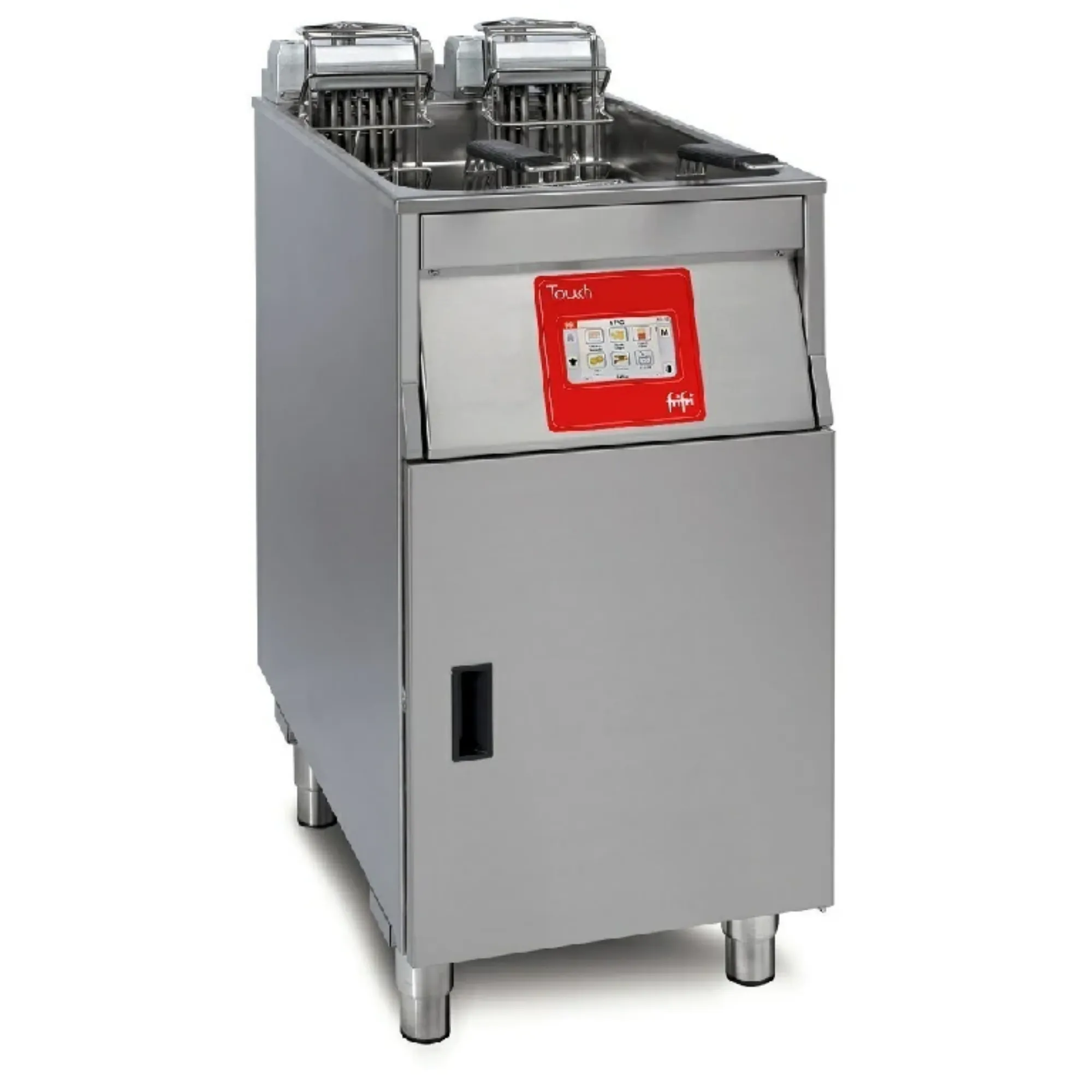 Picture of FriFri Touch 412 Electric Free-standing Single Tank Fryer - 2 Baskets - W 400 mm - 15.0 kW - TL412L31G0