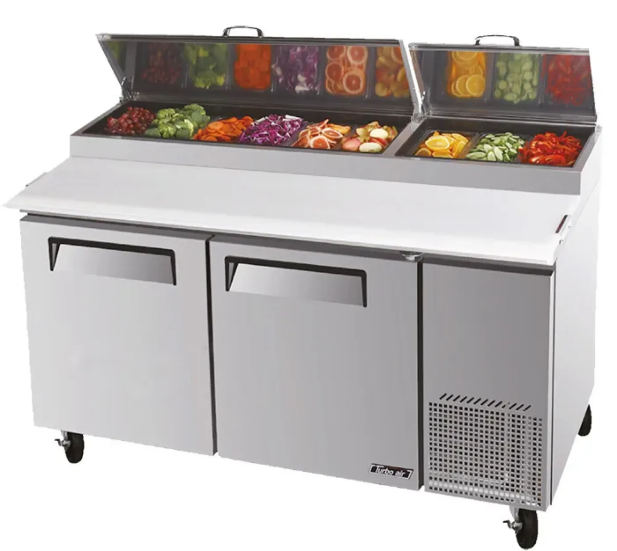 Picture of Atosa Pizza Salad Prep Fridge MPF8202GR - MPF8202GR