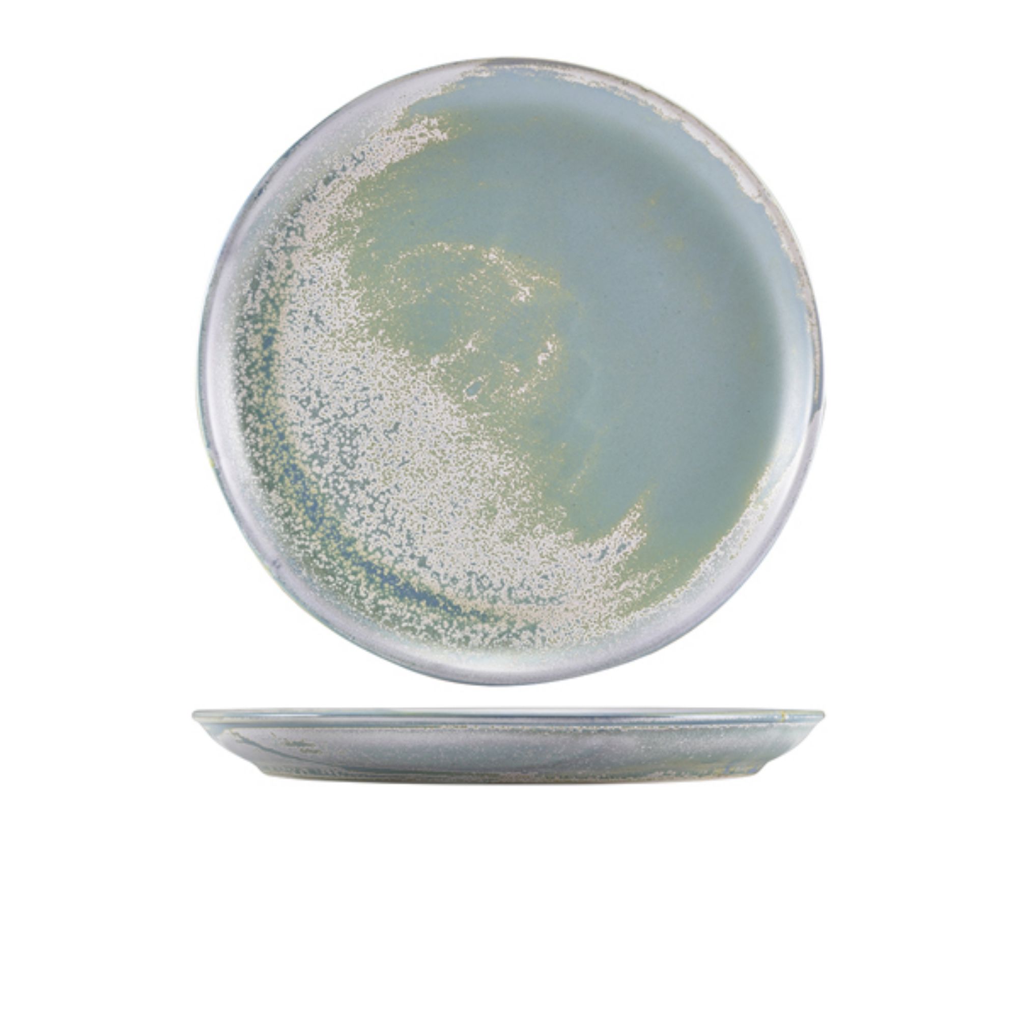 Picture of Terra Porcelain Seafoam Coupe Plate 27.5cm - CP-PSF27