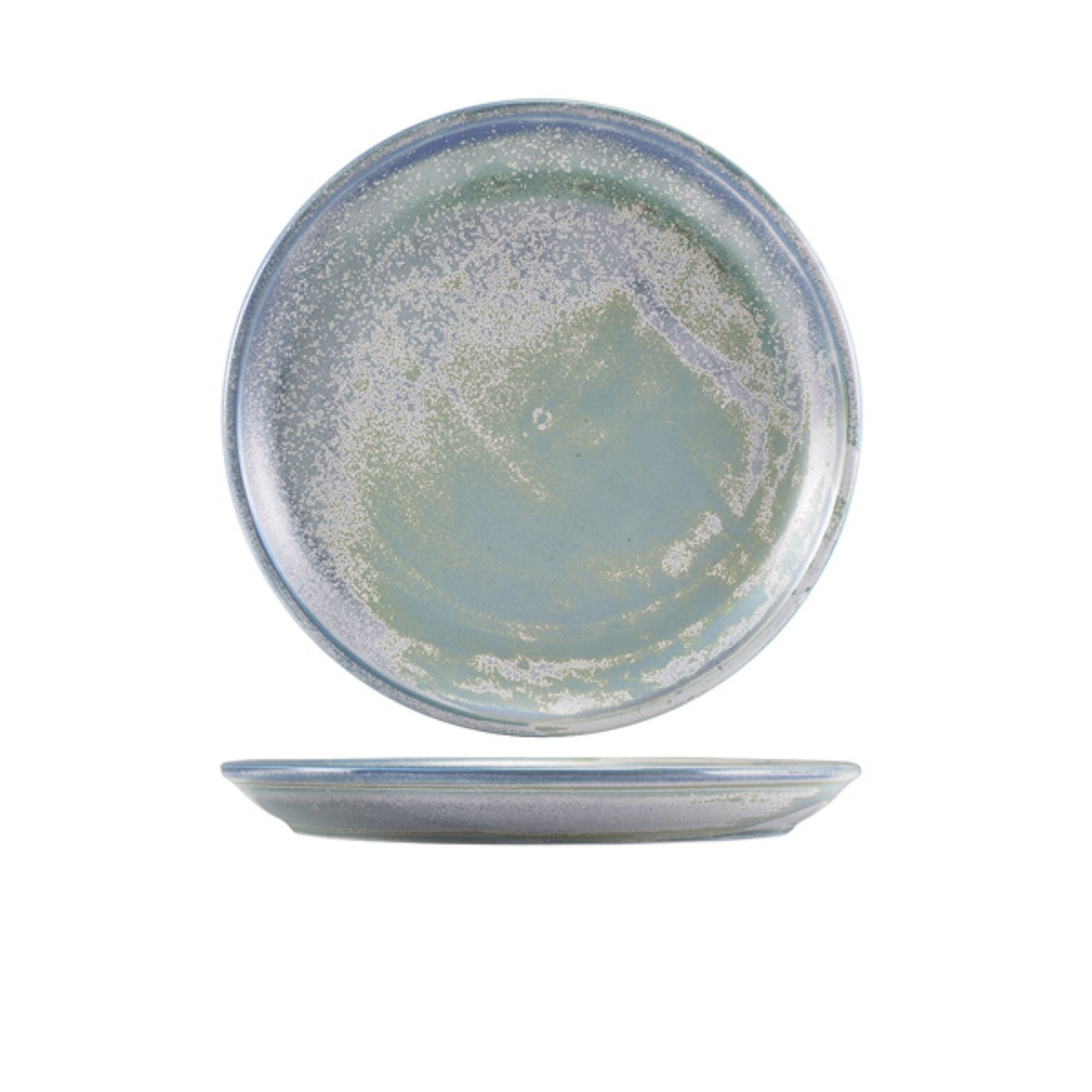 Picture of Terra Porcelain Seafoam Coupe Plate 24cm - CP-PSF24