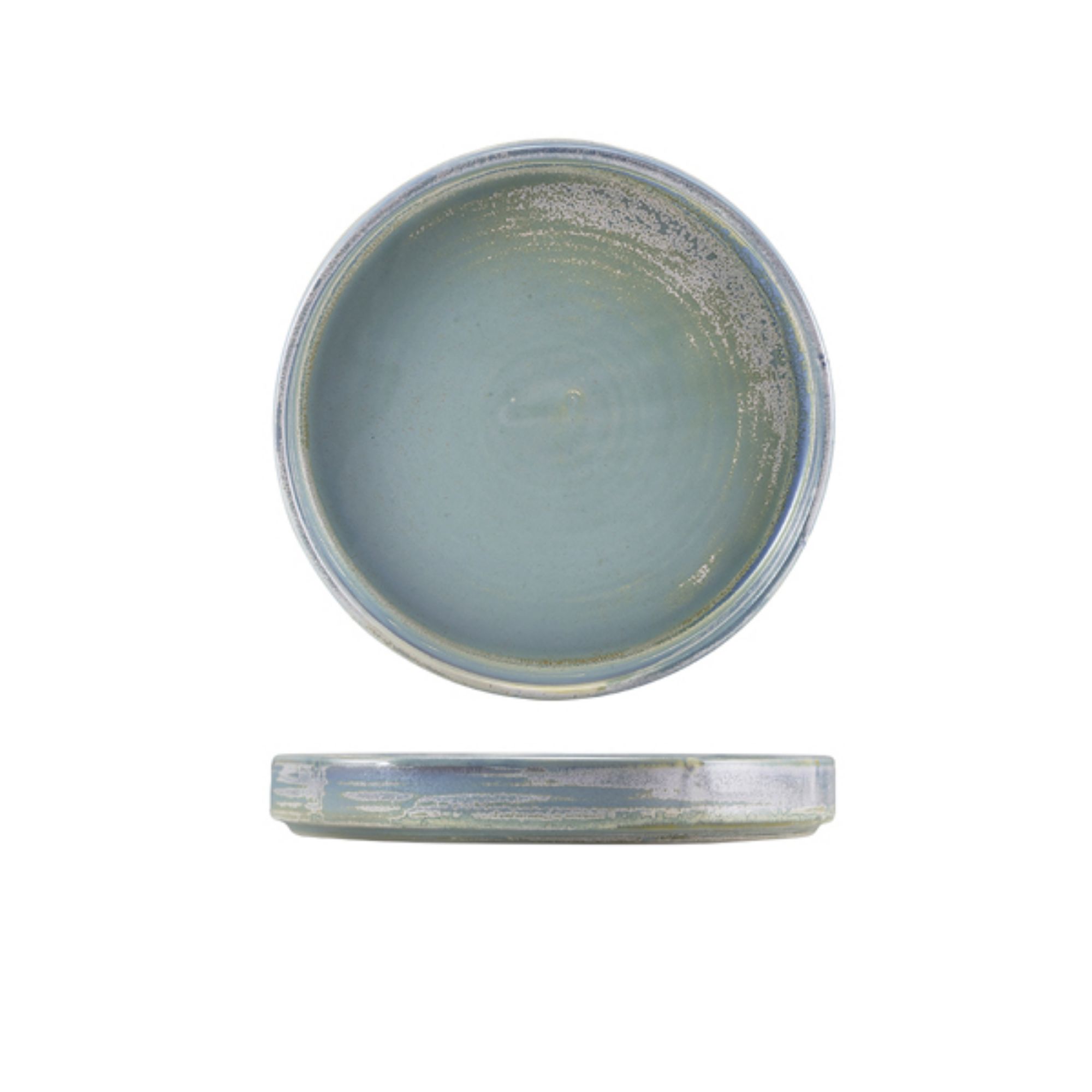 Picture of Terra Porcelain Seafoam Presentation Plate 18cm - PR-PSF18