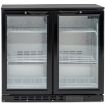 Picture of BLIZZARD Double Door Low Height Bar Bottle Cooler (168 Btl) - LOWBAR2OG