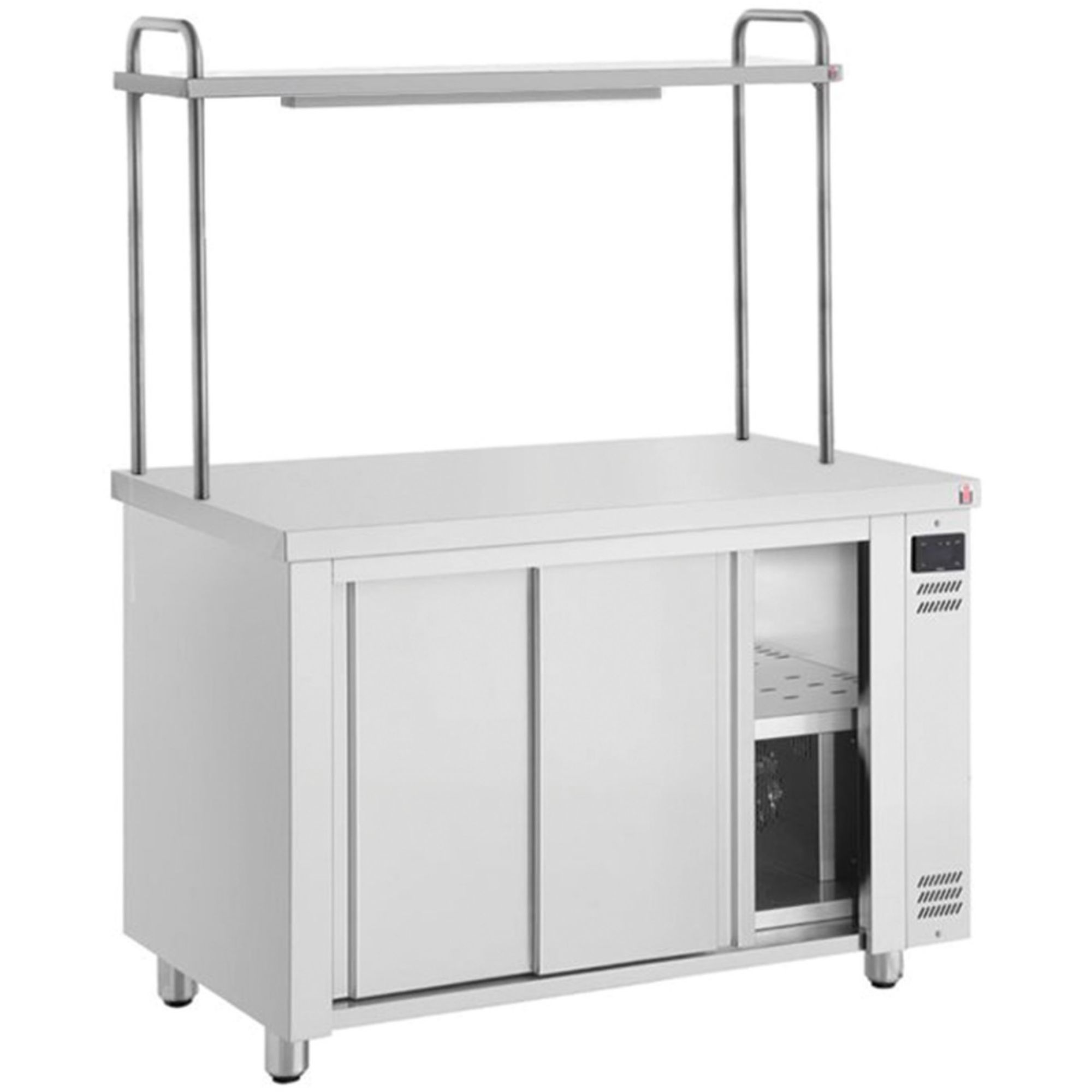Picture of INOMAK 1100mm Hot Cupboard With Single Heated Gantry - HCPW-SHG11
