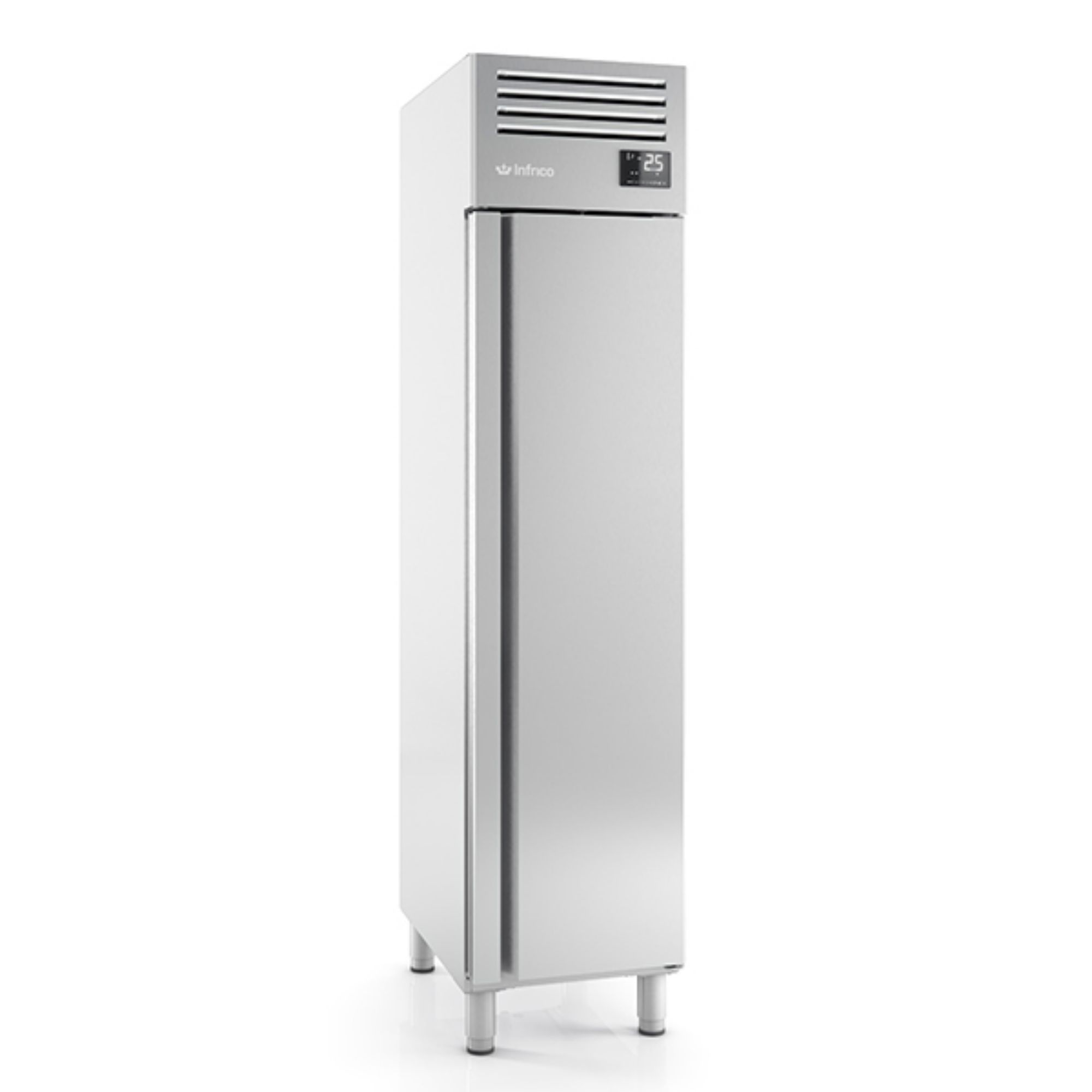 Picture of INFRICO SINGLE DOOR STAINLESS STEEL 1/1 REFRIGERATOR 325L - AGN301