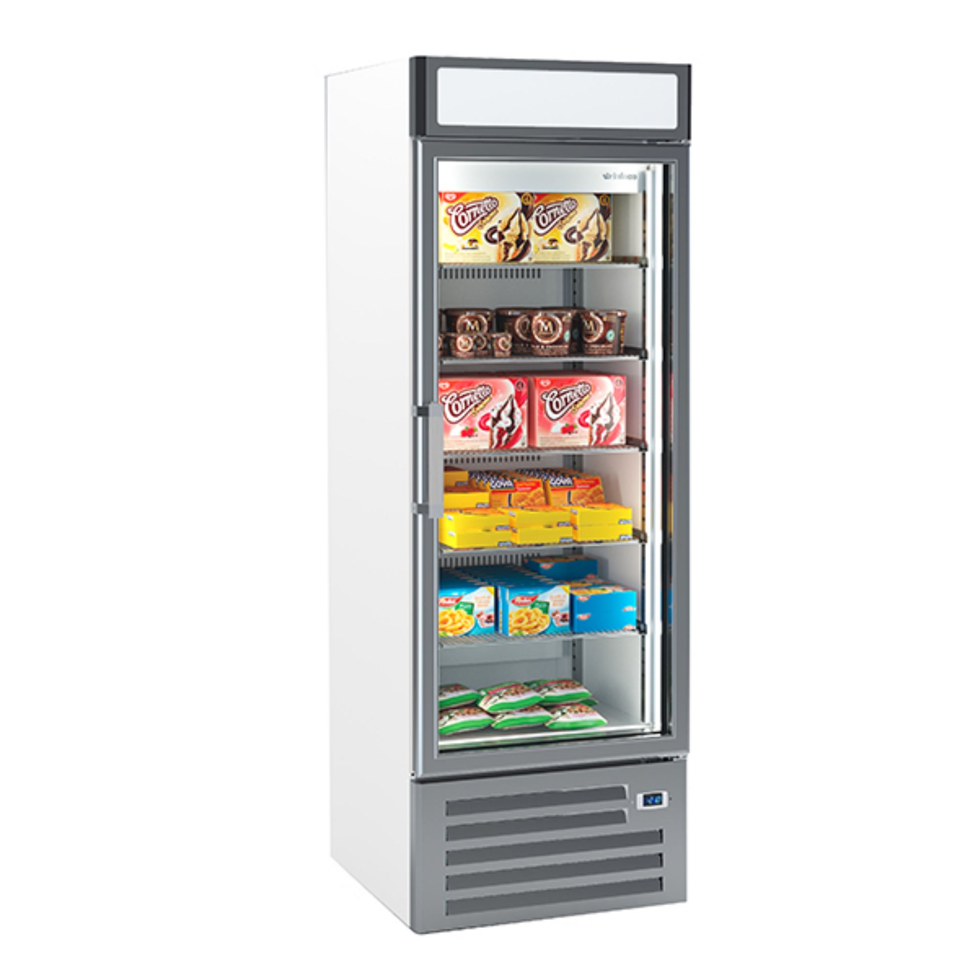 Picture of INFRICO Single Glass Door Freezer Merchandiser 500L - NEC501FV