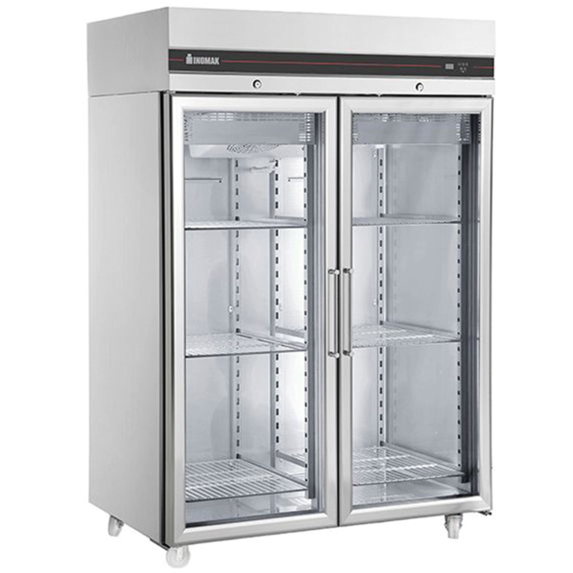 Picture of INOMAK Upright Double Hinged Glass Door Heavy Duty Freezer - CFP2144CR