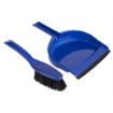 Picture of Jantex Soft Dustpan and Brush Set Blue - CC932OG