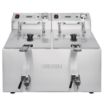 Picture of Buffalo Twin Tank Twin Basket 2x8Ltr Countertop Fryer with Timers 2x2.9kW - FC375OG