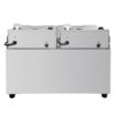 Picture of Buffalo Twin Tank Twin Basket 2x8Ltr Countertop Fryer with Timers 2x2.9kW - FC375OG