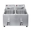 Picture of Buffalo Twin Tank Twin Basket 2x8Ltr Countertop Fryer with Timers 2x2.9kW - FC375OG