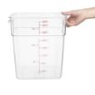 Picture of Hygiplas Polycarbonate Square Storage Container 15Ltr - CF025OG
