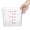 Picture of Hygiplas Polycarbonate Square Storage Container 5.5Ltr - CF022OG