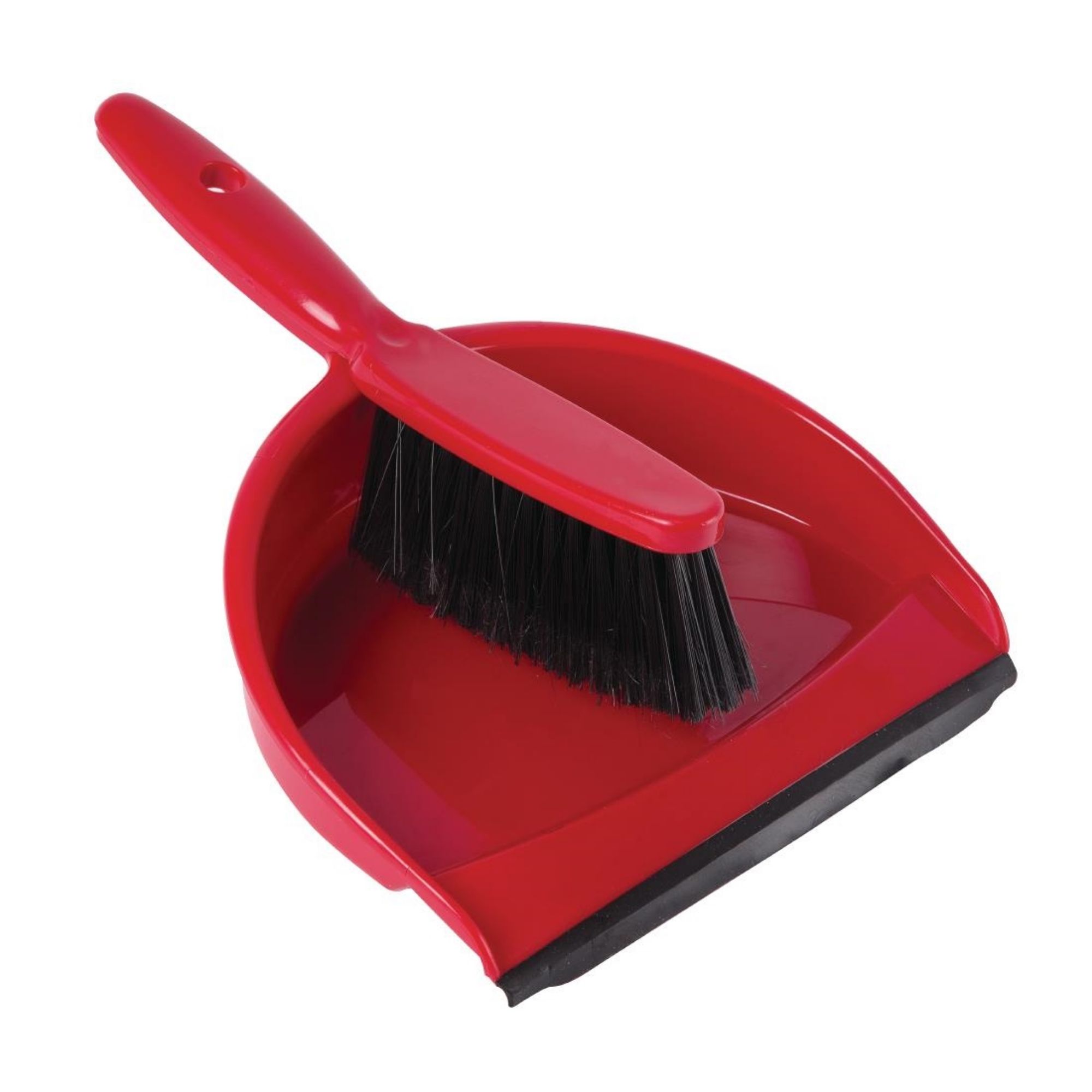 Picture of Jantex Soft Dustpan and Brush Set Red - CC931OG