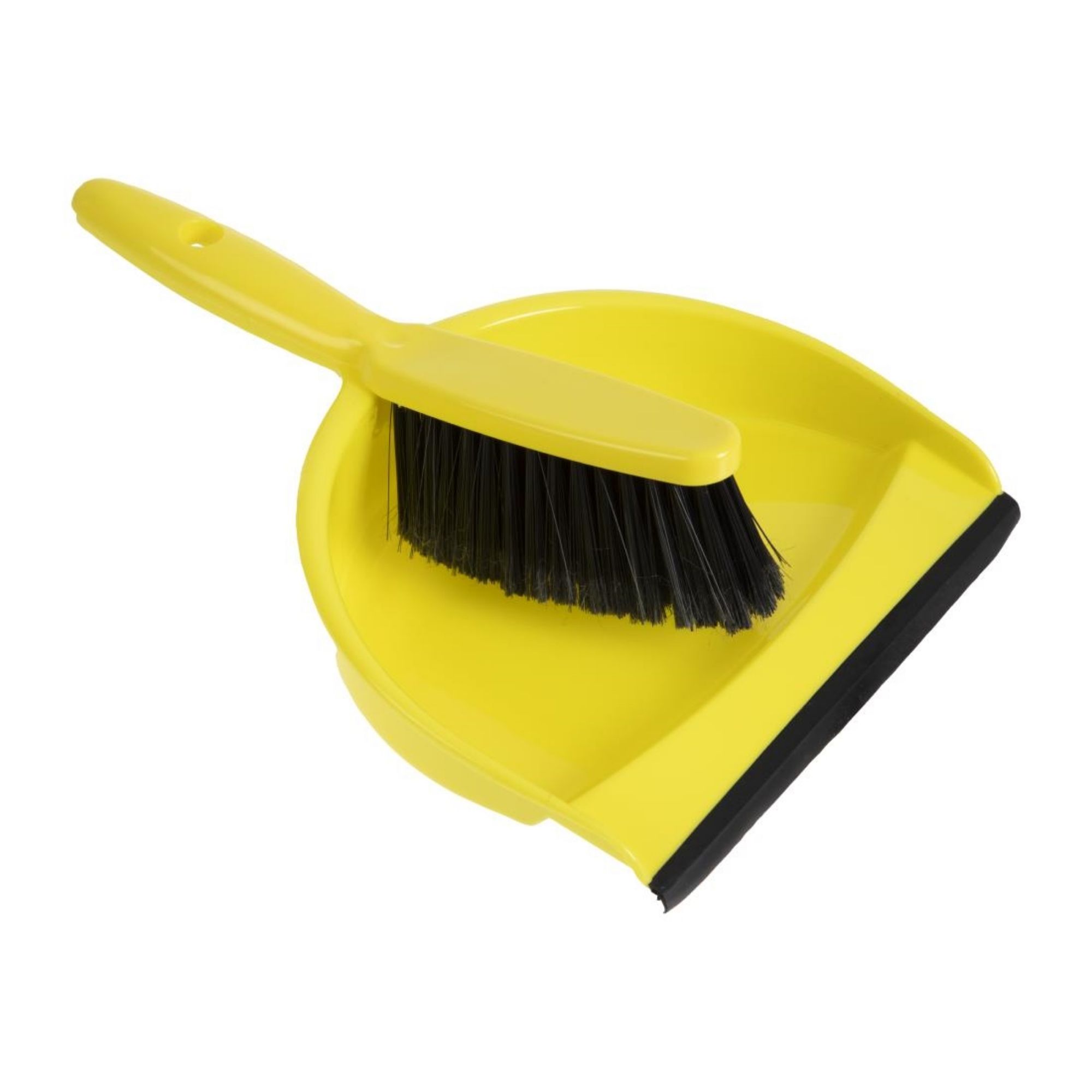 Picture of Jantex Soft Dustpan and Brush Set Yellow - CC930OG