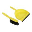 Picture of Jantex Soft Dustpan and Brush Set Yellow - CC930OG