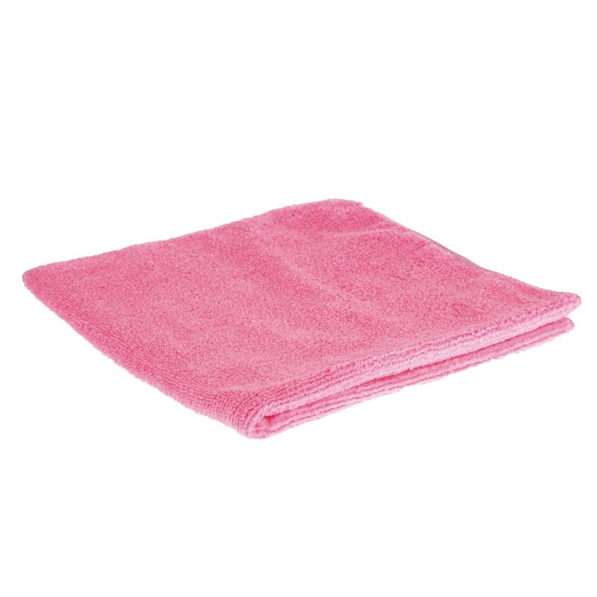 Picture of Jantex Microfibre Cloths Pink (Pack of 5) - DN840OG