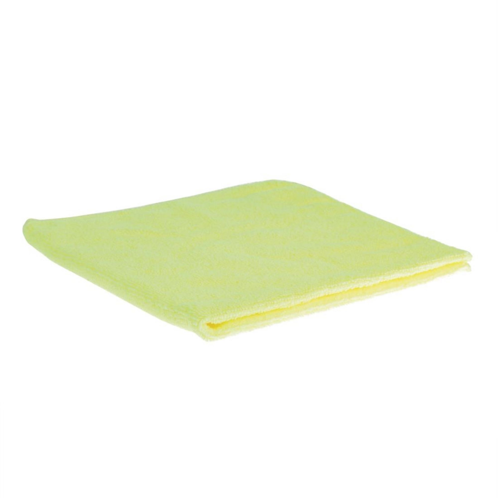 Picture of Jantex Microfibre Cloths Yellow (Pack of 5) - DN841OG