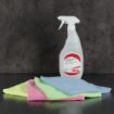 Picture of Jantex Microfibre Cloths Yellow (Pack of 5) - DN841OG