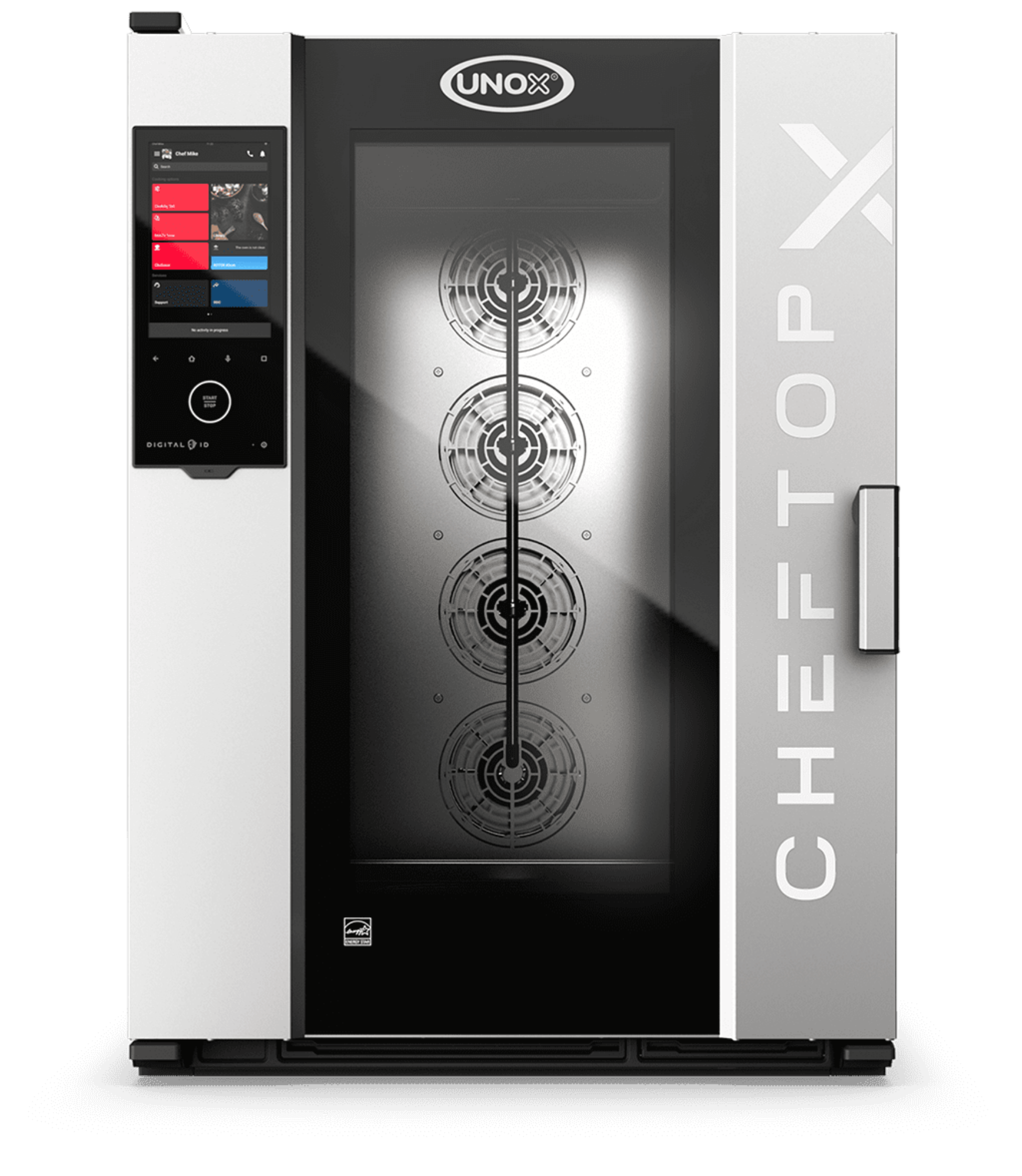 Picture of Unox CHEFTOP-X™ Digital.ID™ XEDA-1021-GXRS Gas (10xGN2/1) - XEDA-1021-GXRS