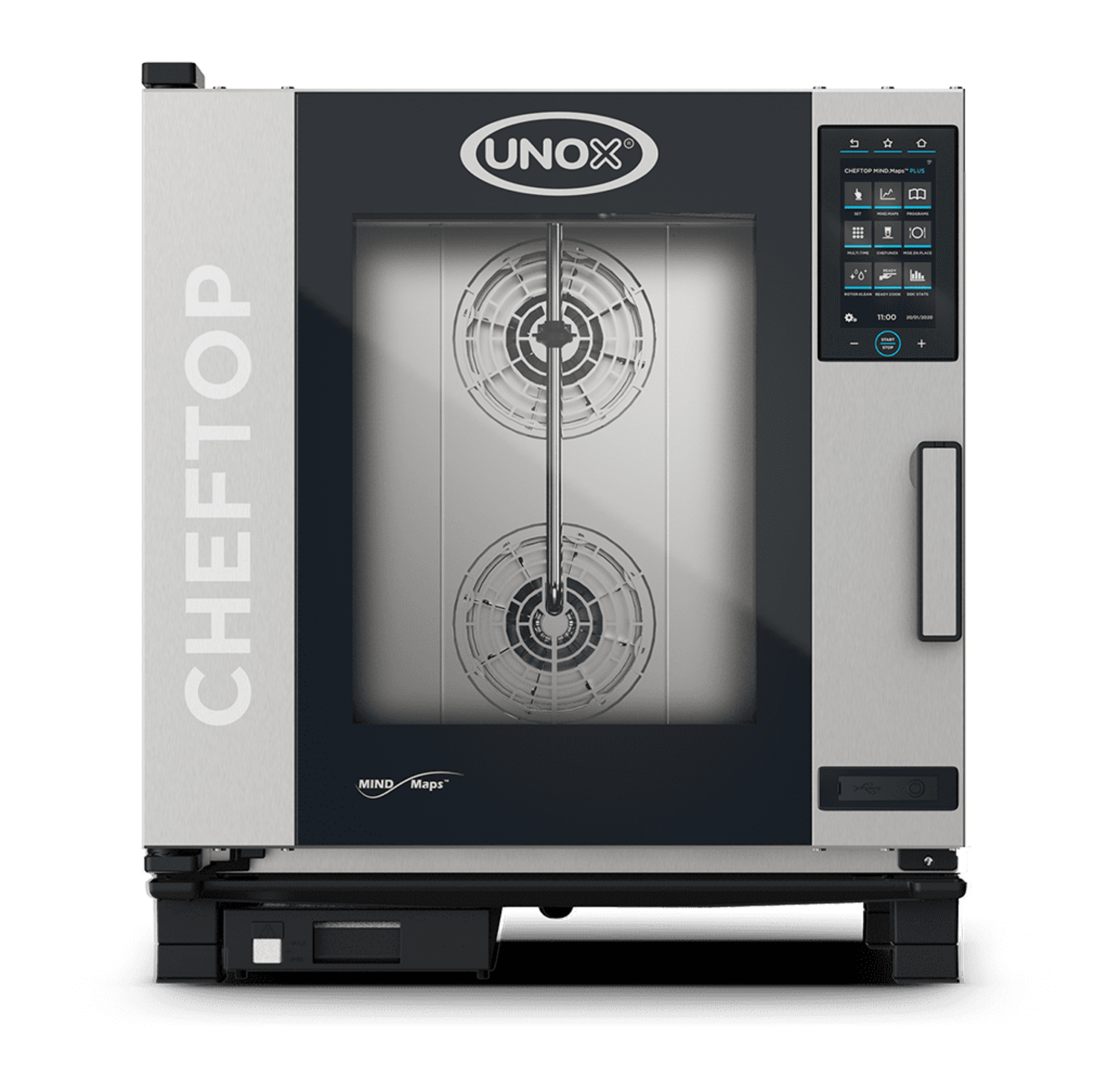 Picture of Unox CHEFTOP MIND.Maps™ PLUS XEVC-0711-EPRM-MS Electric (7xGN) - XEVC-0711-EPRM-MS