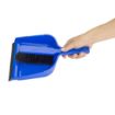 Picture of Jantex Dustpan & Brush Set - Blue - HZ843