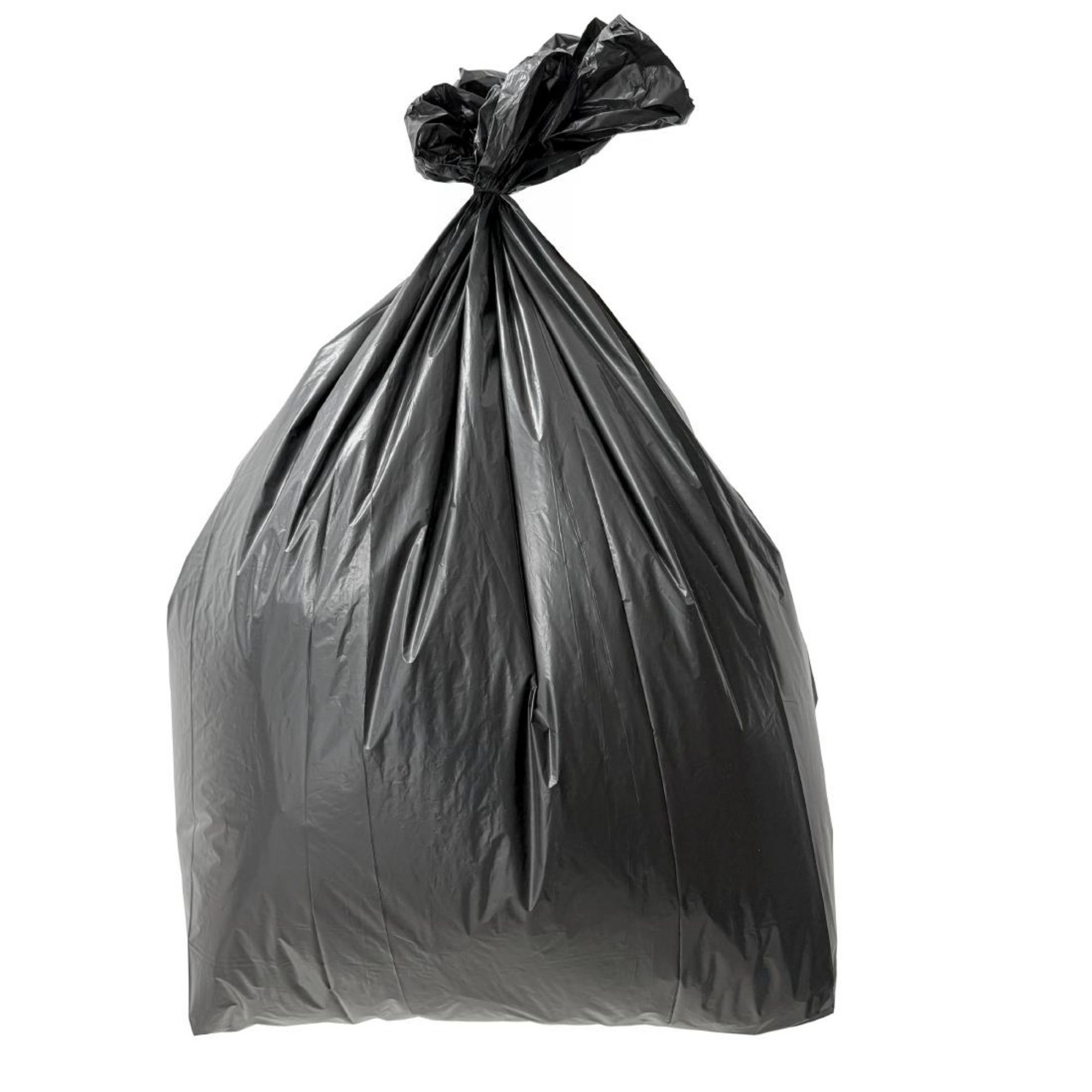Picture of Jantex Heavy-Duty Bin Bags Black 120Ltr (100 Pack) - HW687